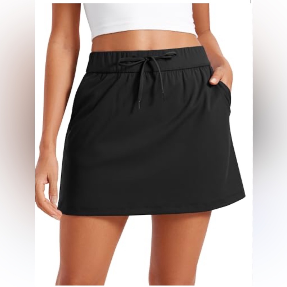 Athleta excursión skort black shorts skirt